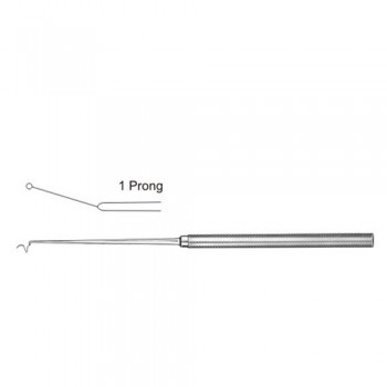Jacobson Micro Vessel Probe 1 Prong Stainless Steel, 18.5 cm - 7 1/4"